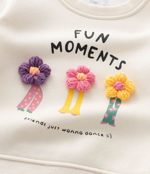 Saco Infantil con Flores 3D – Talle 1 a 5/6 años 7