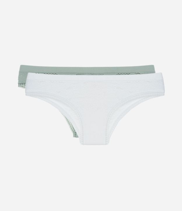 Kit 2x1 Bombacha Bikini Seamless Texturizada