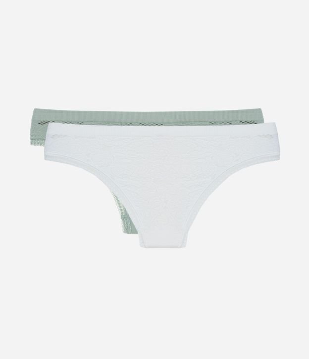 Kit 2x1 Bombacha Bikini Seamless Texturizada 2