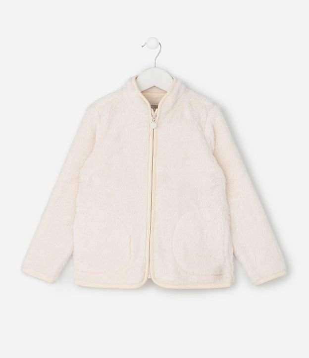 Campera Infantil Pesada con Cuello Alto y Bolsillos