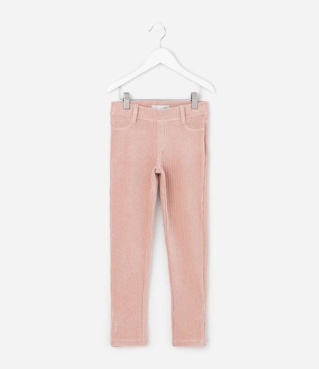 Pantalón Infantil Legging en Terciopelo Cotelê – Talle 1 a 6 años