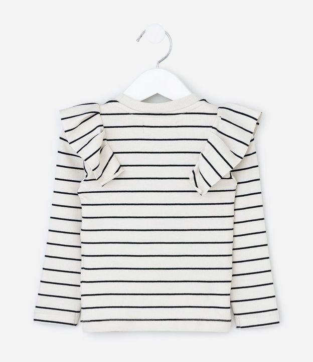 Remera Infantil Rayada con Volados – Talle 1 a 6 años 3