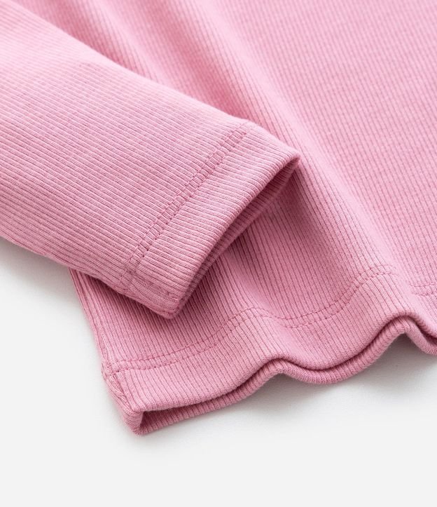 Remera Infantil Acanalada con Volados en los Hombros – Talle 1 a 6 años 4