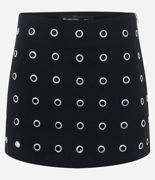 Short Pollera Corta en Bengalina con Ojale 4
