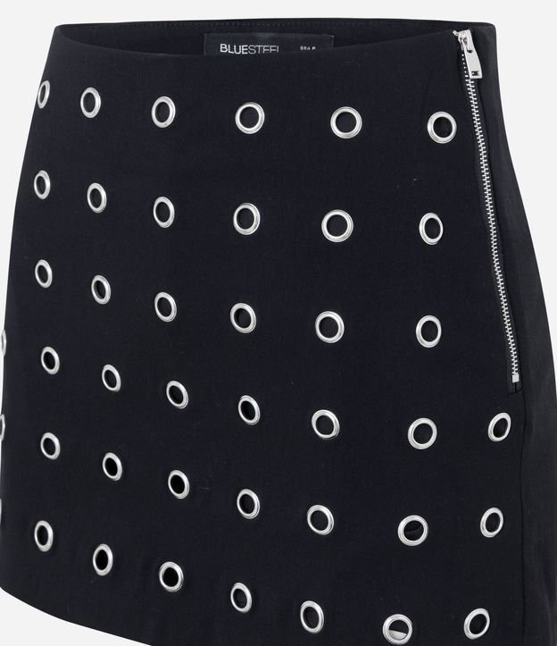 Short Pollera Corta en Bengalina con Ojale 5