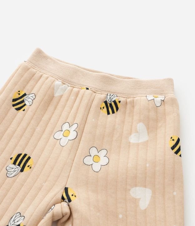 Conjunto Infantil Capitoneada con Estampa de Abejas – Talle 1 a 5/6 años 8
