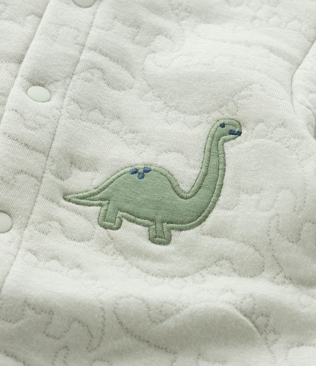 Mono Infantil Manga Larga Capitoneada con Dinosaurio – Talle 0 a 18 Meses 9