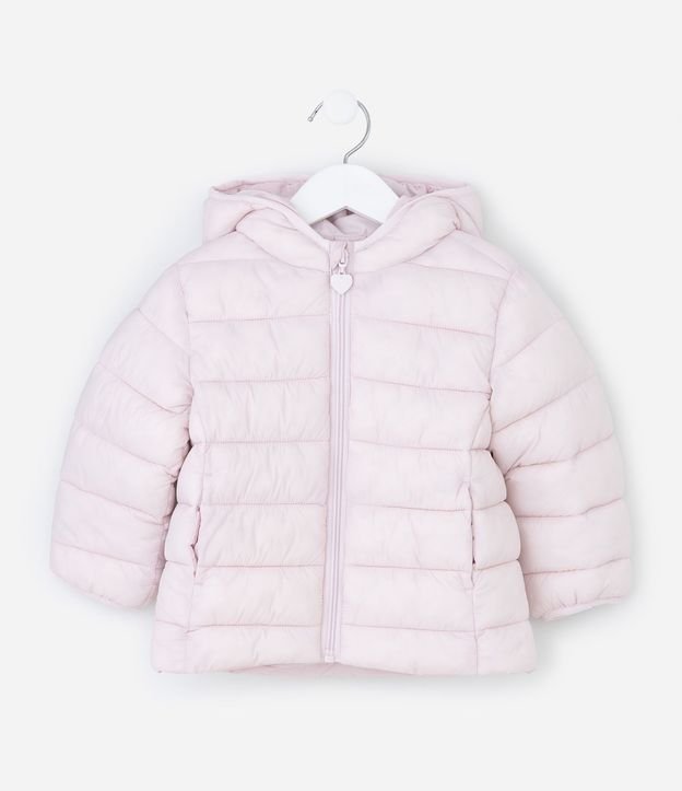 Campera Puffer Infantil con Capucha - Talle 1 a 6 años 2