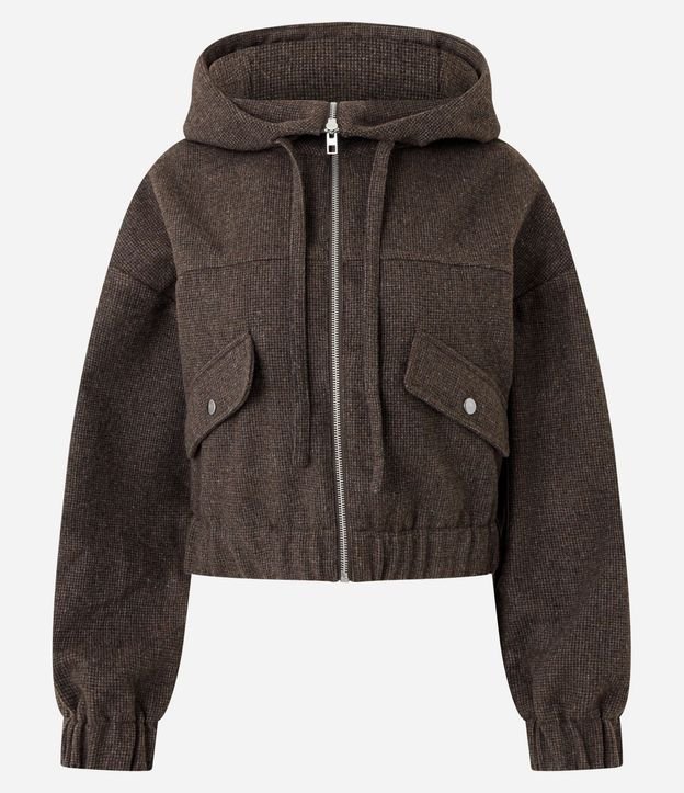 Campera Bomber con Capucha y Bolsillos Delanteros 5