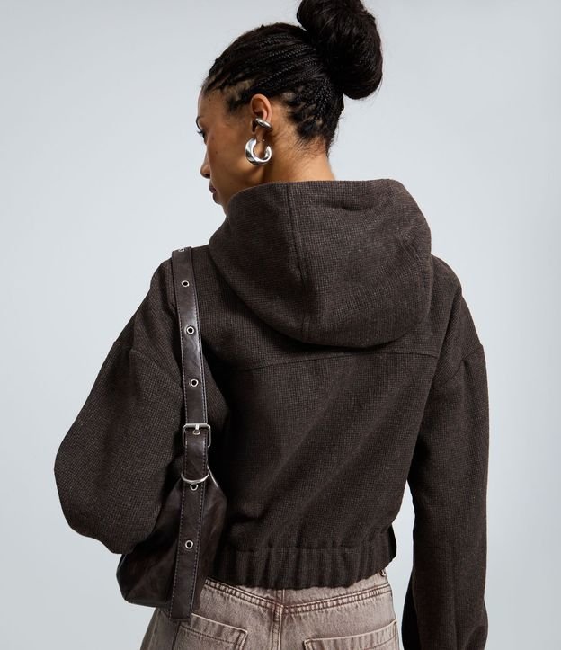 Campera Bomber con Capucha y Bolsillos Delanteros 4