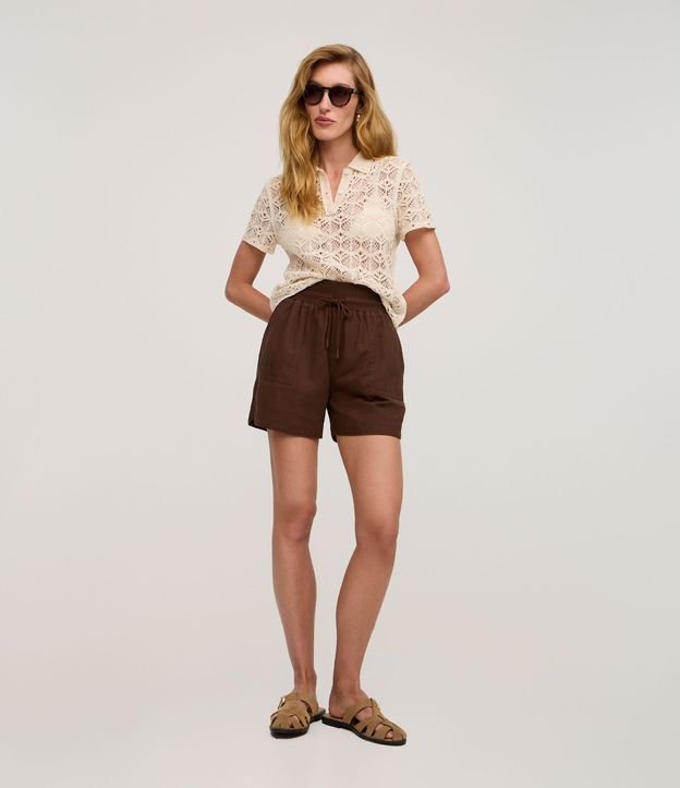 Short Runner en Liocel con Bolsillos Aplicados 2