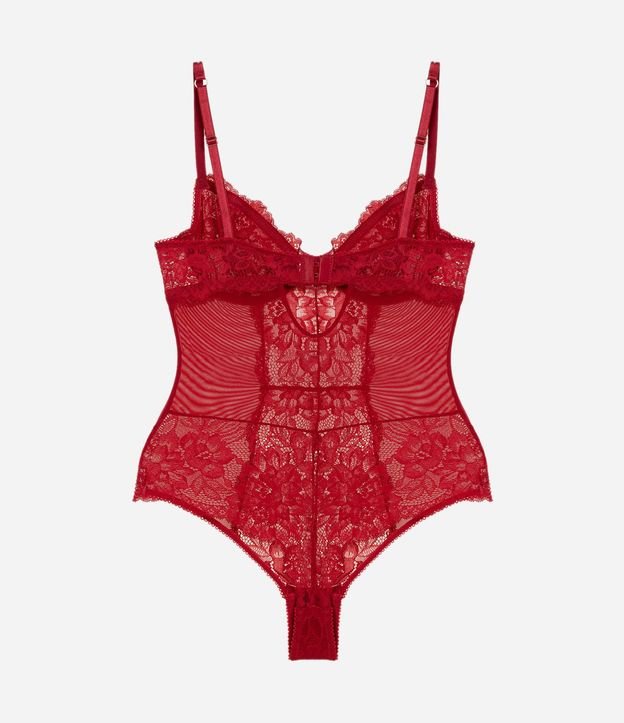 Body sin Copa con Encaje Floral 7