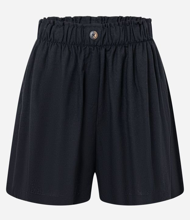 Short Runner en Viscolino con Botón en la Cintura 5