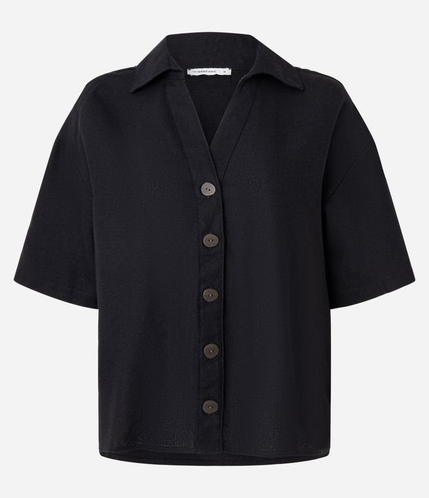 Camisa en Viscolino con Abotonado Delantero 5