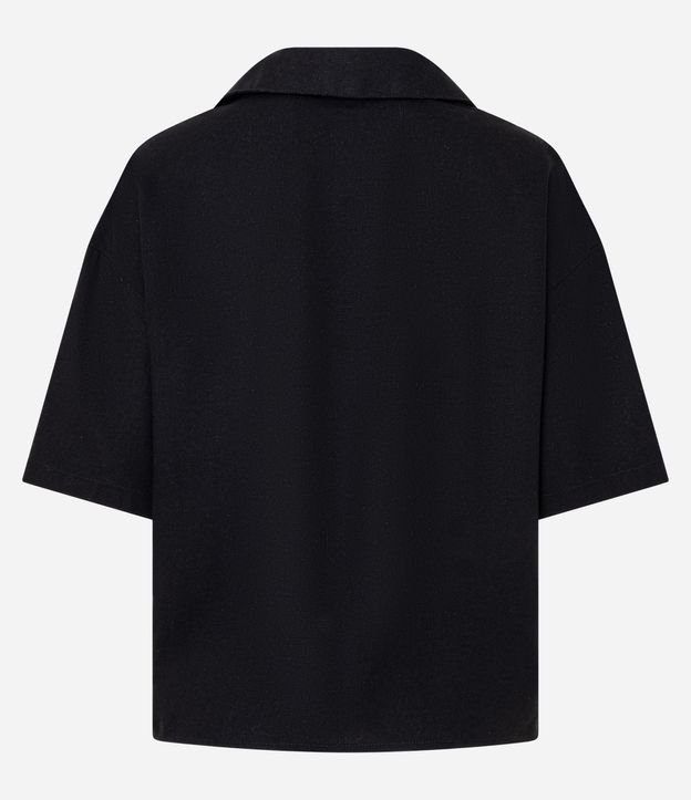 Camisa en Viscolino con Abotonado Delantero 6