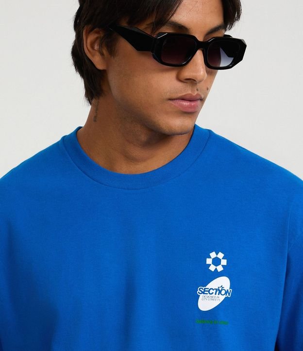 Remera Boxy en Algodón con Estampa Lettering Section 4