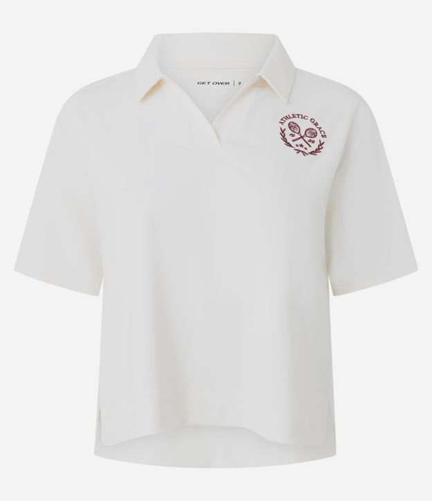 Remera Polo Deportiva en Poliamida con Bordado Athletic en el Pecho 5