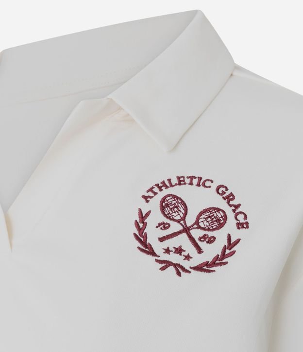 Remera Polo Deportiva en Poliamida con Bordado Athletic en el Pecho 6