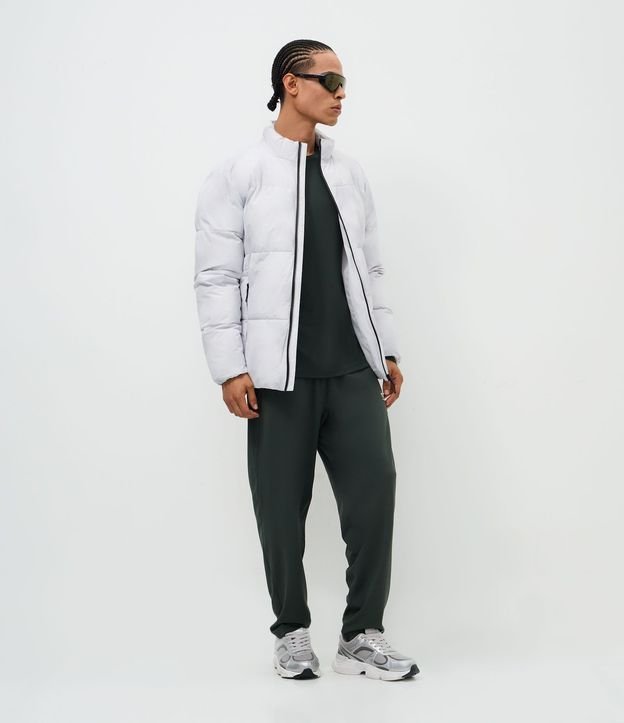 Pantalón Deportivo en Tejido Tecnológico con Lettering