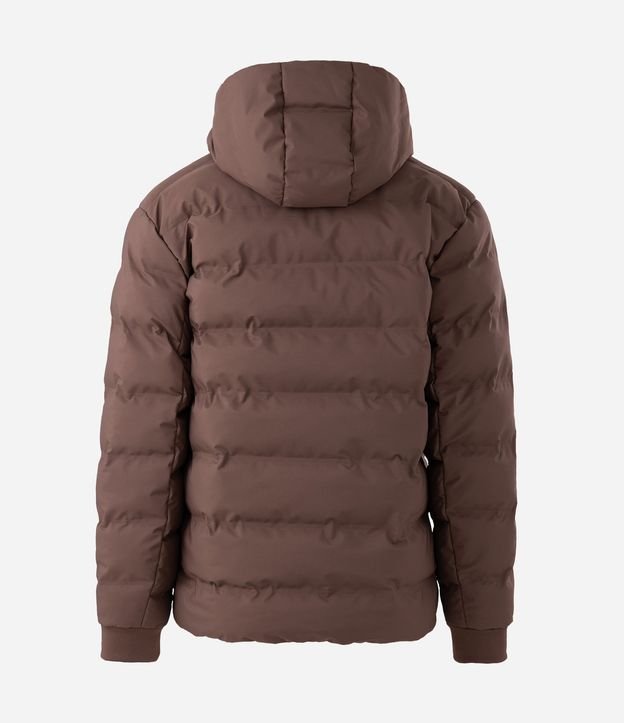 Campera Puffer Deportiva sin Costura con Capucha 7