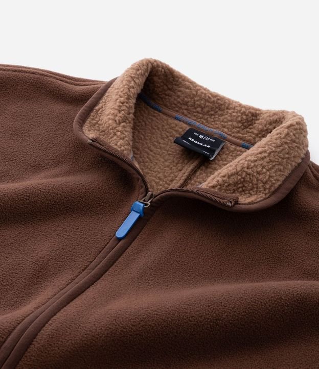 Buzo Aberto Liso con Sherpa 7
