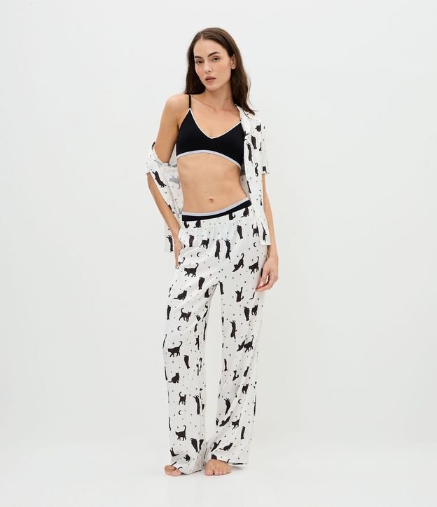 Soutien Top Seamless Texturizado con Detalle Contrastante 2