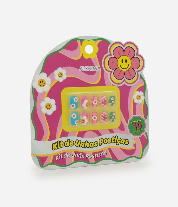 Kit con 10 Uñas Postizas Infantiles Fun Alchemia