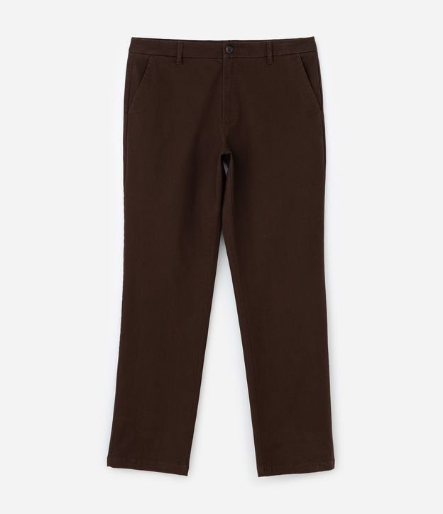 Pantalón Recto en Sarga Peletizada 5