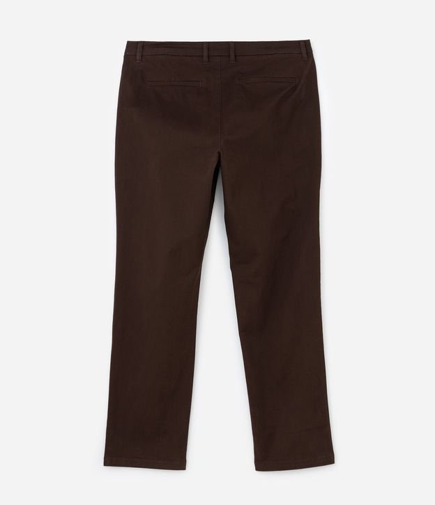Pantalón Recto en Sarga Peletizada 7