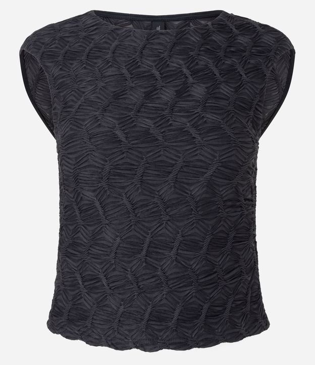 Blusa Texturizada con Abertura en la Espalda 5