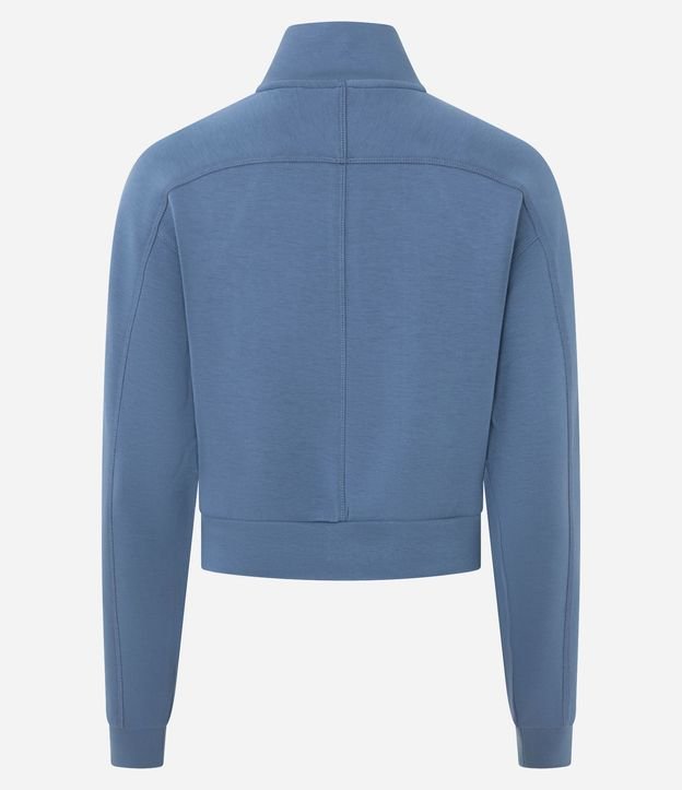 Saco Cerrado Half Cremallera en Modal con Recortes 2