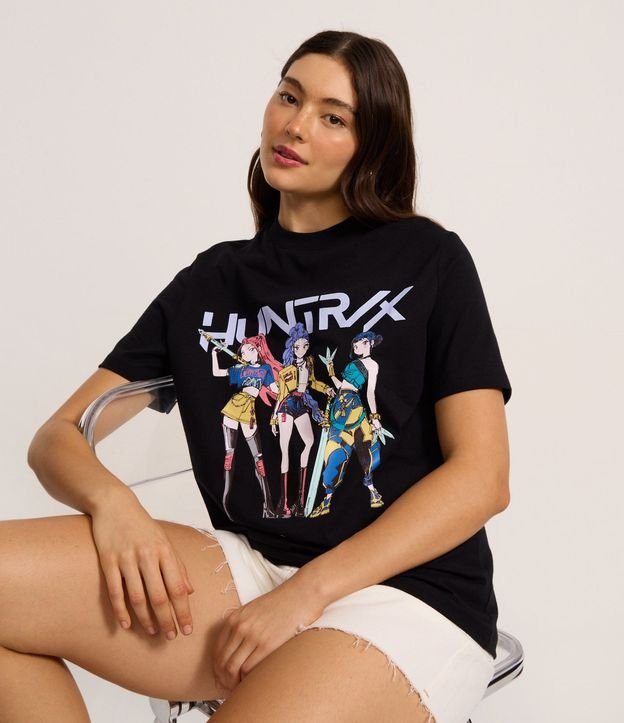 Remera T-shirt de las Huntrux Guerreras del K-pop
