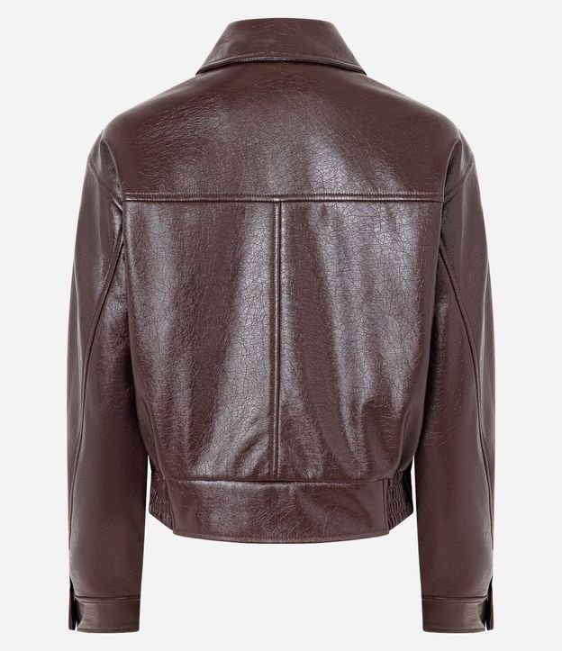 Campera Bomber en PU con Elástico en el Ruedo 8