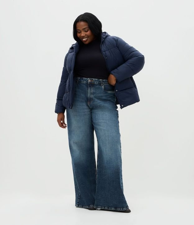 Campera Pesada Acolchonada con Capucha y Regulador Curve & Plus Size 2