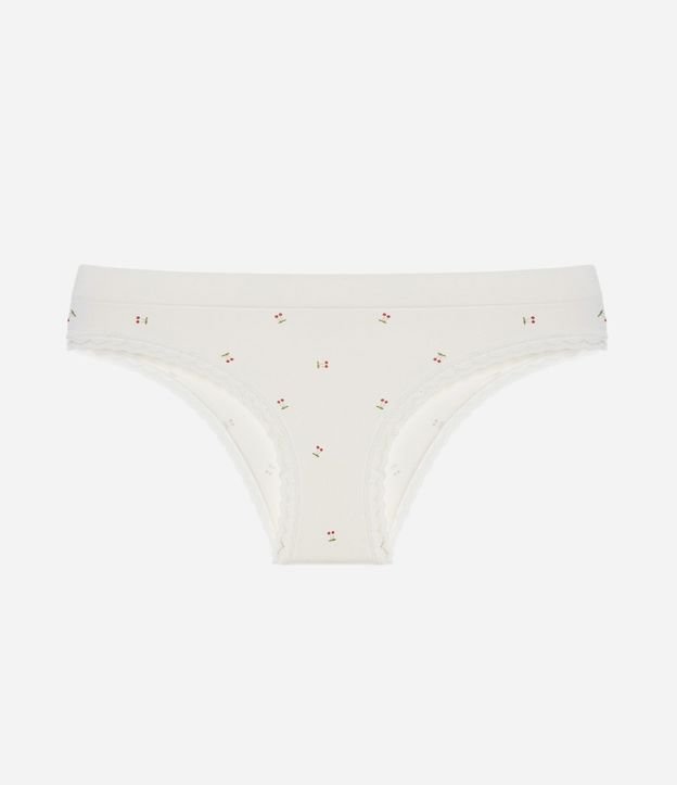 Bombacha Bikini en Microfibra con Estampado de Cerezas