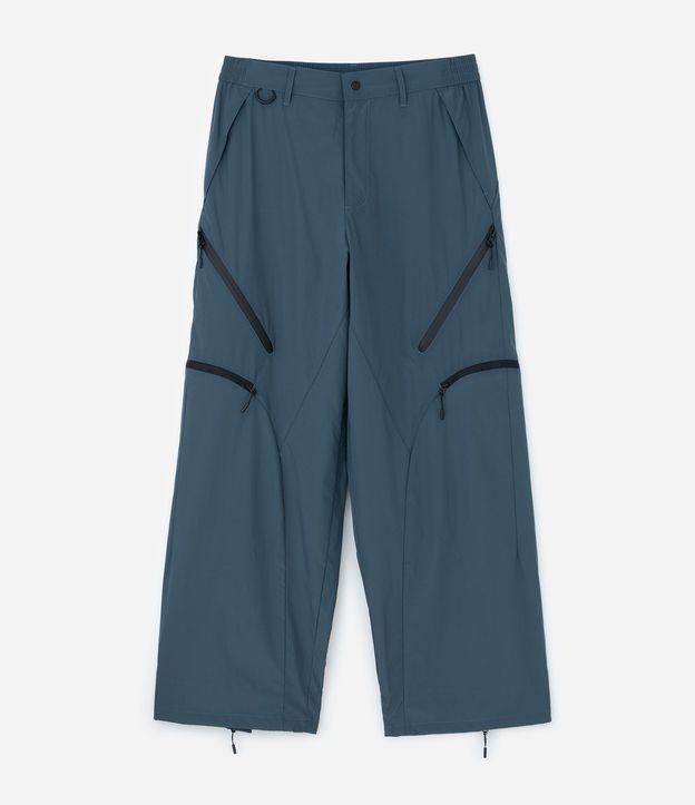 Pantalón Liso con 6 bolsillos y Detalle en la Pierna 6