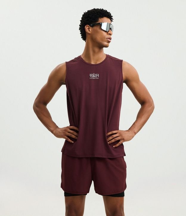 Bermuda Deportiva Tecnológica con Short Interno de Compresión