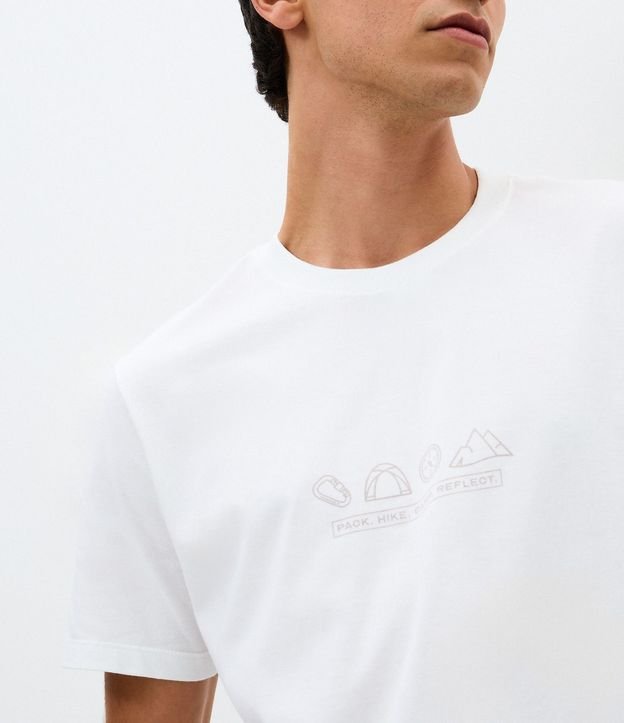 Remera Regular en Algodón con Ícones de Trip 3
