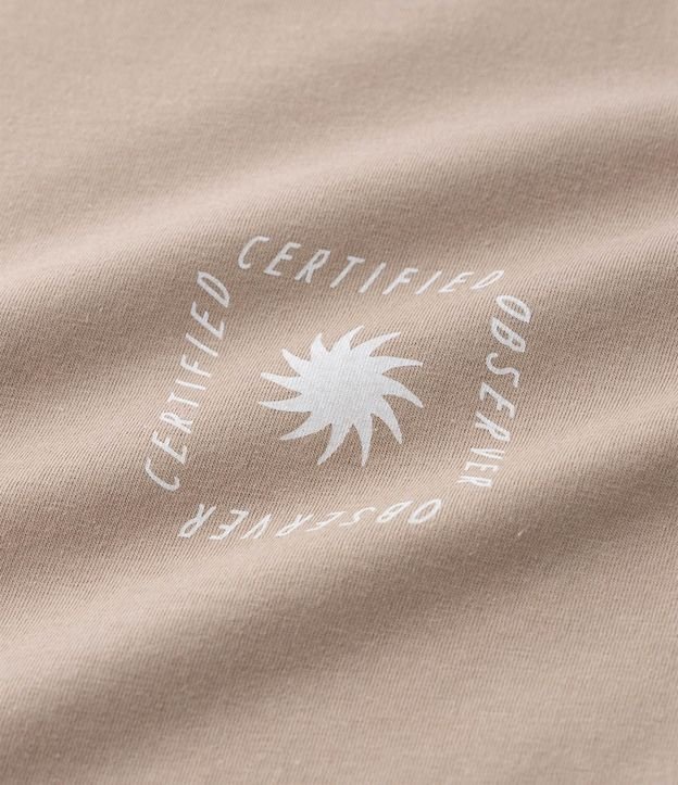 Remera Comfort en Algodón con Estampa de Playa 8