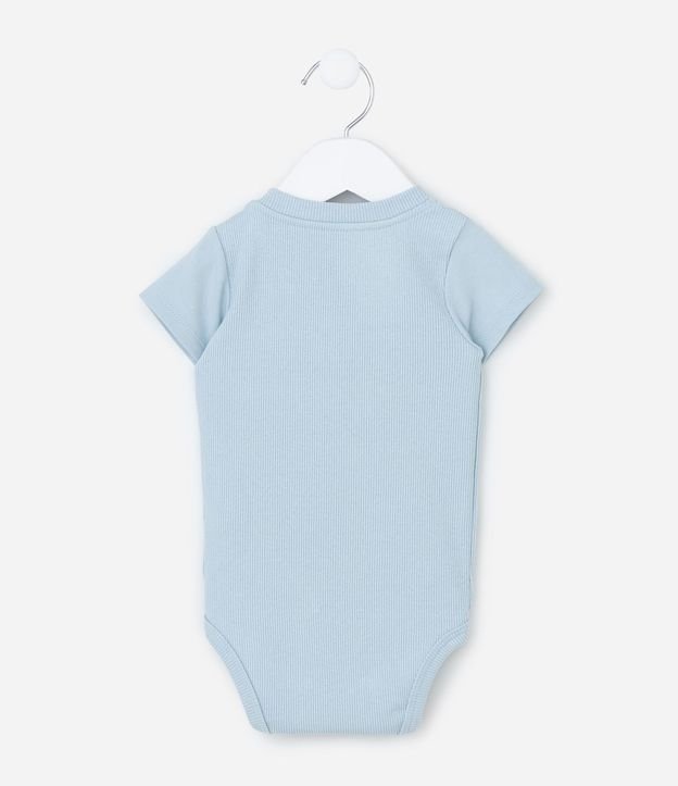 Body Infantil Texturizado con Pequeño Bolsillo - Talle RN a 18 Meses 2