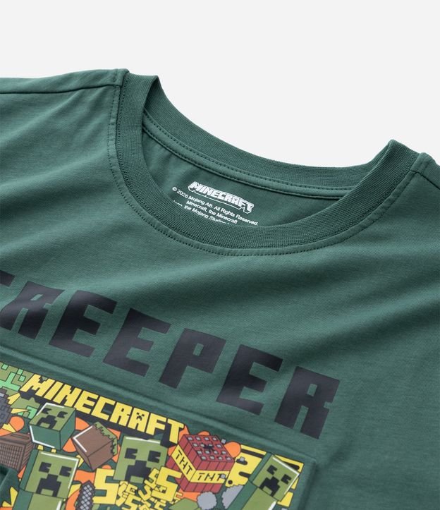 Remera Infantil con Estampado en Alto Relieve Minecraft – Talle 5 a 14 años 5