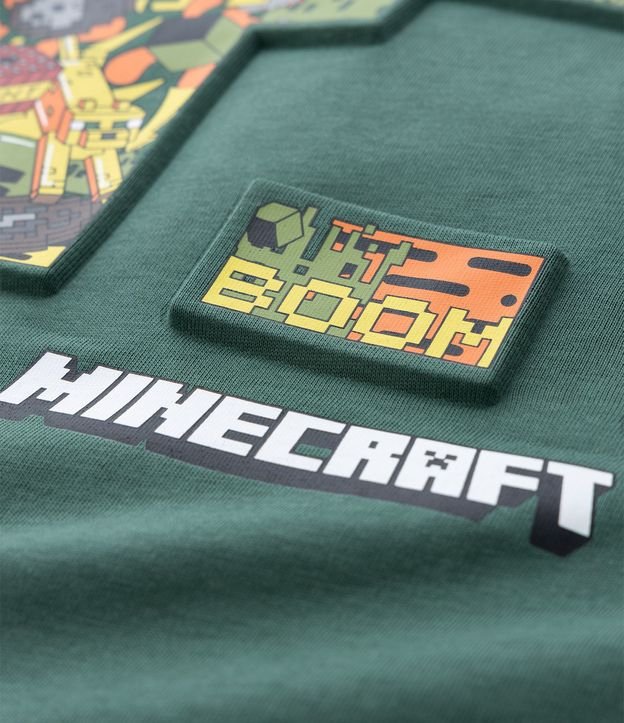 Remera Infantil con Estampado en Alto Relieve Minecraft – Talle 5 a 14 años 7