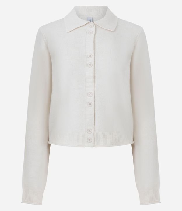 Saco en Tricot con Cuello Polo