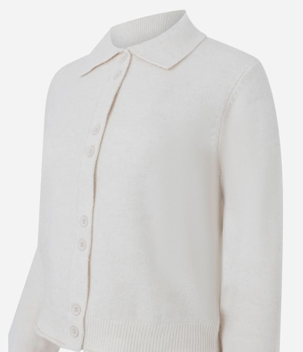 Saco en Tricot con Cuello Polo 2
