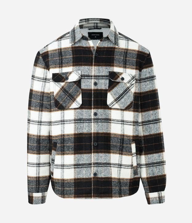 Campera en Franela de Cuadros con Forro 4
