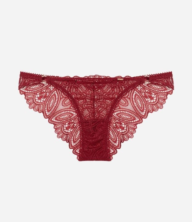 Bombacha Bikini con Encaje Floral 1