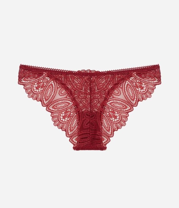 Bombacha Bikini con Encaje Floral 2