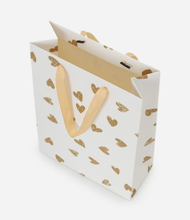 Bolsa de Regalo Pequeña con Estampa de Corazones 3