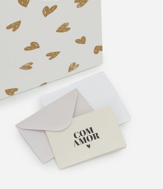 Bolsa de Regalo Pequeña con Estampa de Corazones 4