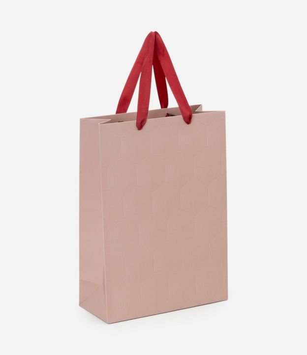 Bolsa de Regalo Pequeña con Textura Hexágonal